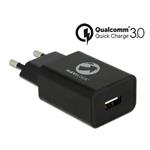 Navilock Napájecí zdroj 1 x USB typ A s Qualcomm® Quick Charge™ 3.0 černý 62968