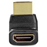 NEDIS adaptér HDMI/ konektor HDMI – zásuvka HDMI/ úhlový 270°/ černý CVGB34902BK