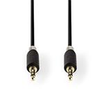 Nedis CABW22000AT100 - Stereofonní Audio Kabel | 3,5mm Zástrčka - 3,5mm Zástrčka | 10 m | Antracit