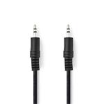 Nedis CAGB22000BK15 - Stereofonní Audio Kabel | 3,5mm Zástrčka - 3,5mm Zástrčka | 1,5 m | Černá barva