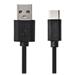 Nedis CCGB60600BK01 - USB 2.0 kabel | Typ-C Zástrčka - A Zástrčka | 0,1 m | Černá barva