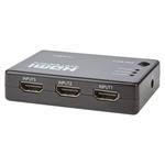 NEDIS HDMI přepínač/ 3x HDMI vstup/ 1x HDMI výstup/ 1080p/ ABS/ antracit/ box VSWI3453BK