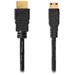 NEDIS High Speed HDMI 1.4 kabel s ethernetem/ 4K@30Hz/ zlacené konektory HDMI-mini HDMI/ černý/ 3m CVGP34500BK30