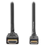 NEDIS High Speed HDMI 1.4 kabel s ethernetem/ 4K@30Hz/ zlacené konektory HDMI-mini HDMI/ černý/ 3m CVGP34500BK30