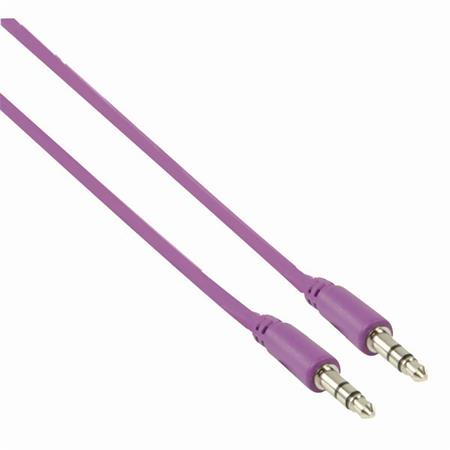 NEDIS kabel jack 3,5 mm - jack 3,5 mm/ černý/ 1m CAGP22005BK10