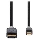 NEDIS kabel mini DisplayPort/DisplayPort 1.4/ zástrčka mini DisplayPort - zástrčka DisplayPort/ 8K/ černý/ CCBP37404AT20