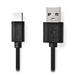 NEDIS kabel USB 2.0/ zástrčka USB-C - zástrčka USB-A/ černý/ 3m CCGL60600BK30