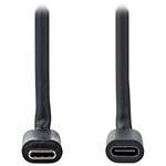 NEDIS prodlužovací kabel USB 3.2 Gen 1/ USB-C zástrčka - USB-C zásuvka/ kulatý/ černý/ 1m CCGL64010BK10