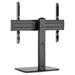NEDIS stolní TV stojan/ 37 - 70 "/ nosnost 40 kg/ nastavitelné výšky/ fixní/ ocel/tvrzené sklo/ černý TVSM2040BK