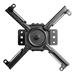 Neomounts CL25-550BL1 / Projector Ceiling Mount (height adjustable: 74-114 cm) / Black