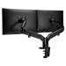 Neomounts DS70-810BL2 / Desk Mount ultra flat (clamp/grommet) / Black