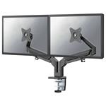 Neomounts DS70-810BL2 / Desk Mount ultra flat (clamp/grommet) / Black