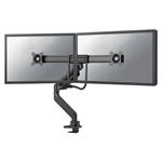 Neomounts DS75-450BL2 / Screen Desk Mount 2 screens(topfix clamp &grommet) / Black