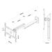 Neomounts FPMA-HAW050 / Flat Screen Wall Mount (102 cm long) / White