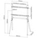 Neomounts Select NM-M1000WHITE / Flat Screen Floor Stand (37-70") / White