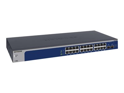 NETGEAR Smart Managed Plus XS724EM - Přepínač - inteligentní - 22 x 100/1000/2.5G/5G/10GBase-T + 2 XS724EM-100EUS