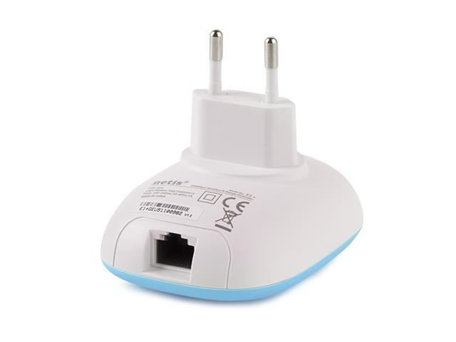 Netis WIFI Repeater / Extender 300Mbps, RJ45 konektor, blue E1+(BLUE)