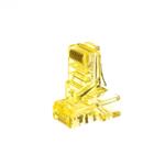 Netrack GoldMax 50u konektor RJ45 8p8c, UTP lanko/licna, kat. 5e (100 ks), žltý 105-50YGM