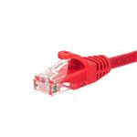 Netrack patch kábel cat.5e RJ45 15m červený BZPAT15UR