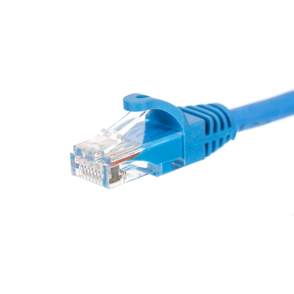 Netrack patch kabel cat.5e RJ45 3m modrý