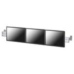 NewStar Flat Screen Wall Toolbar for 3 screens (130 cm wide) FPMA-WTB100