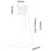 NewStar Flatscreen Desk Mount (stand) FPMA-D850BLACK