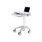 NewStar Medical Mobile Stand for Laptop, keyboard & mouse, Height Adjustable - White - Vozík pro no MED-M200