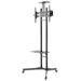 NewStar Mobile Flatscreen Floor Stand - (height: 155-170 cm) PLASMA-M1700E