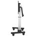 NewStar Motorised Mobile Floor Stand (90 degr tilt) - VESA 200x200 up to 800x600 PLASMA-M2500TSILVER