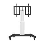 NewStar Motorised Mobile Floor Stand (90 degr tilt) - VESA 200x200 up to 800x600 PLASMA-M2500TSILVER