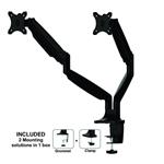 NewStar NeoMounts Flat Screen Desk mount (10-32'')desk clamp/gromme NM-D750DBLAC NM-D750DBLACK