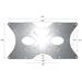 Newstar VESA Conversion Plate from VESA 75x75mm & 100x100mm to 200x100mm, 200x20 FPMA-VESA400