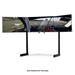 Next Level Racing ELITE Free Standing Triple Monitor Stand, Samostatný stojan pro 3 monitory, černý 9359668000299