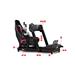 Next Level Racing® GTElite Aluminium Simulator Cockpit - Front and Side Mount Edition 0716715143429