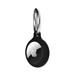 Next One puzdro Secure Silicone Key Clip pre Apple AirTag - Black ATG-SIL-BLK