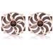 NOCTUA Ventilátory NF-A14x25r G2 PWM, Set 2 Ventilátorů, 140x140x25, PWM NF-A14x25r-G2-PWM-Sx2-PP