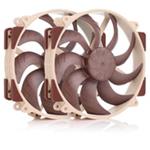 NOCTUA Ventilátory NF-A14x25r G2 PWM, Set 2 Ventilátorů, 140x140x25, PWM NF-A14x25r-G2-PWM-Sx2-PP