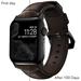 Nomad kožený remienok pre Apple Watch 38/40/41 mm - Traditional Brown/Black Hardware NM1A3RBT00