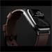 Nomad kožený remienok pre Apple Watch 38/40 mm - Modern Brown/Black Hardware NM1A3RBM00