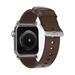 Nomad kožený remienok pre Apple Watch 38/40 mm - Modern Brown/Silver Hardware NM1A3RSM00