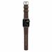 Nomad kožený remienok pre Apple Watch 38/40 mm - Modern Brown/Silver Hardware NM1A3RSM00