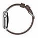 Nomad kožený remienok pre Apple Watch 38/40 mm - Modern Brown/Silver Hardware NM1A3RSM00