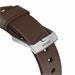 Nomad kožený remienok pre Apple Watch 38/40 mm - Modern Brown/Silver Hardware NM1A3RSM00