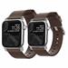 Nomad kožený remienok pre Apple Watch 38/40 mm - Modern Brown/Silver Hardware NM1A3RSM00