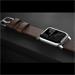 Nomad kožený remienok pre Apple Watch 38/40 mm - Modern Brown/Silver Hardware NM1A3RSM00