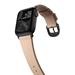 Nomad kožený remienok pre Apple Watch 38/40 mm - Modern Natural/Black Hardware NM10JNB000