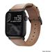 Nomad kožený remienok pre Apple Watch 38/40 mm - Modern Natural/Black Hardware NM10JNB000