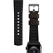 Nomad kožený remienok pre Apple Watch 42/44 mm - Active Pro Brown/Silver Hardware NM1A4mSNW0