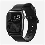 Nomad kožený remienok pre Apple Watch 42/44 mm - Modern Black/Black Hardware NM1A41BM00