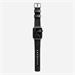 Nomad kožený remienok pre Apple Watch 42/44 mm - Modern Black/Silver Hardware NM1A41SM00